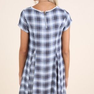 Alter’d State blue plaid dress
